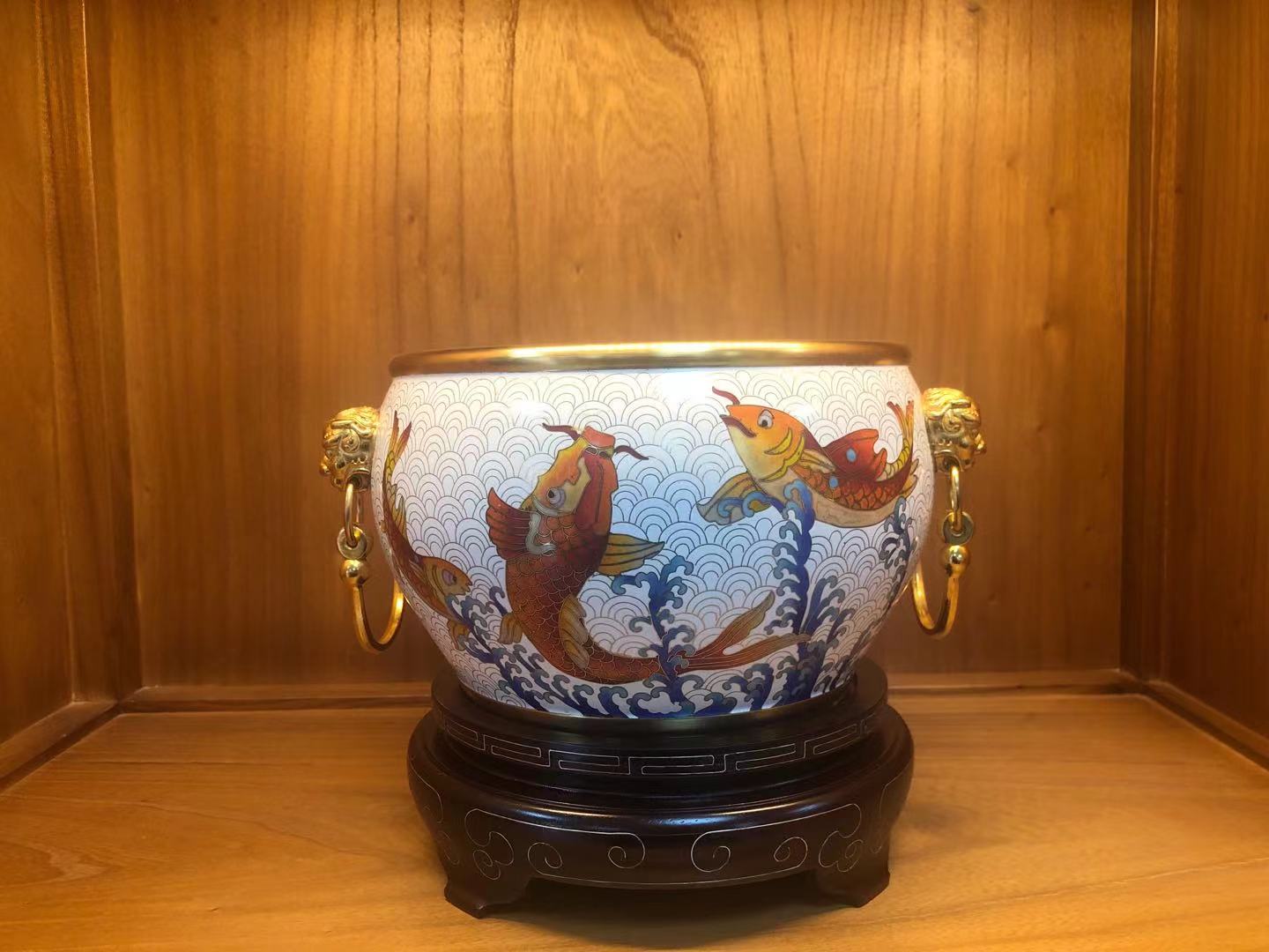 景泰藍(lán)魚(yú)缸